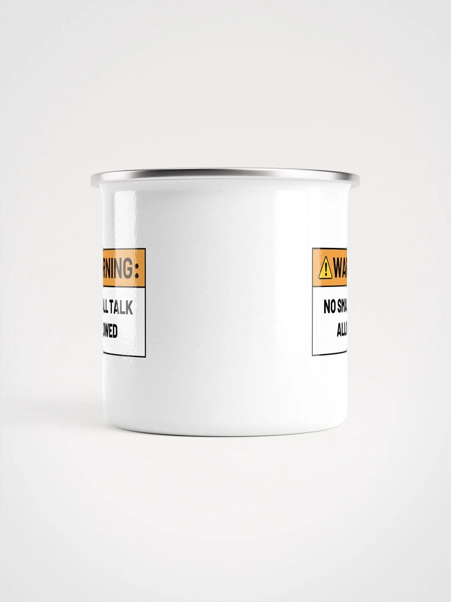 NO SMALL TALK ALLOWED Enamel Mug product image (5)
