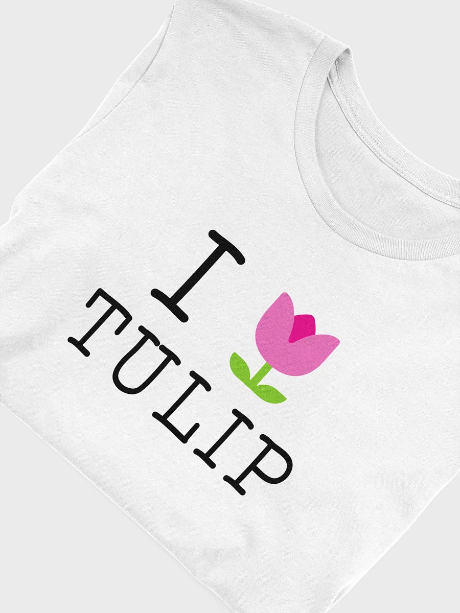 I 🌷 Tulip, Fundraiser Shirt (black letters) product image (50)