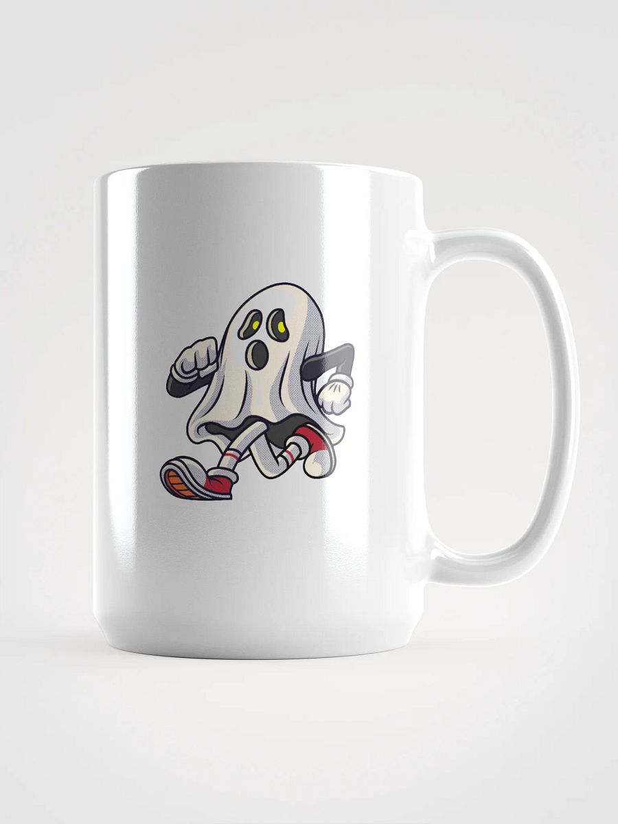 Sneaker Ghost Run White Glossy Mug product image (1)