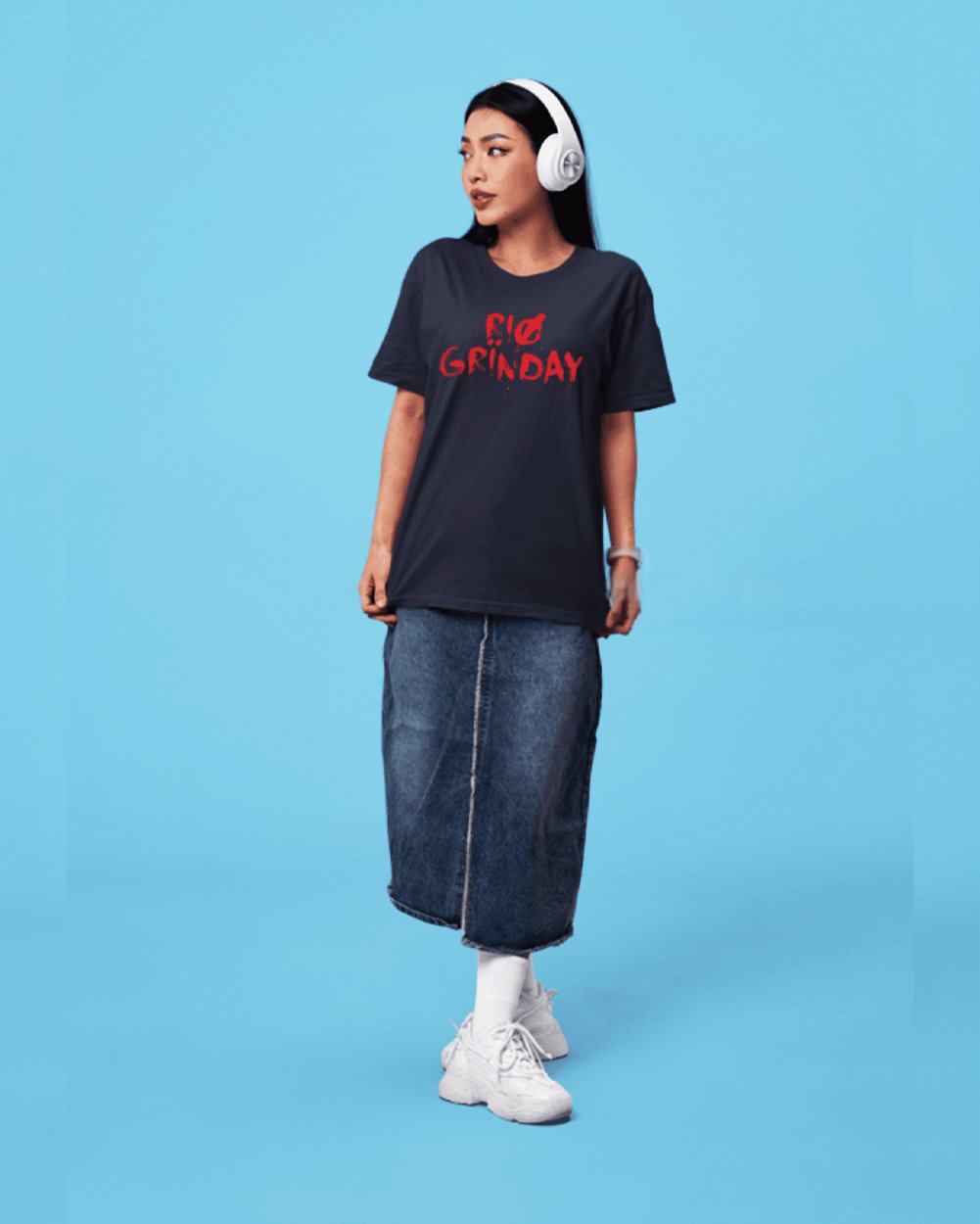 RIO GRINDAY RED SCRIPT TEE product image (2)