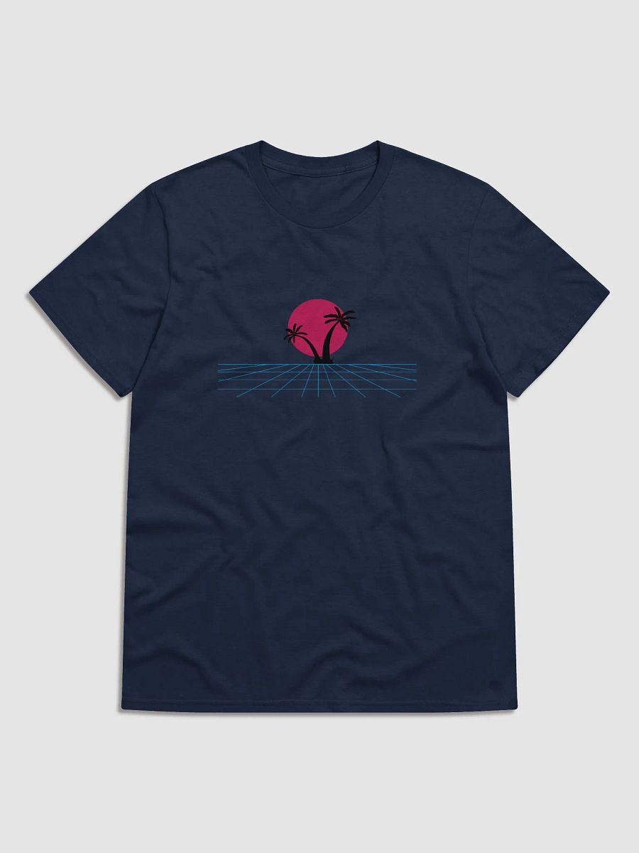 Retro-Futuristic Palm Tree Sunset T-Shirt product image (1)