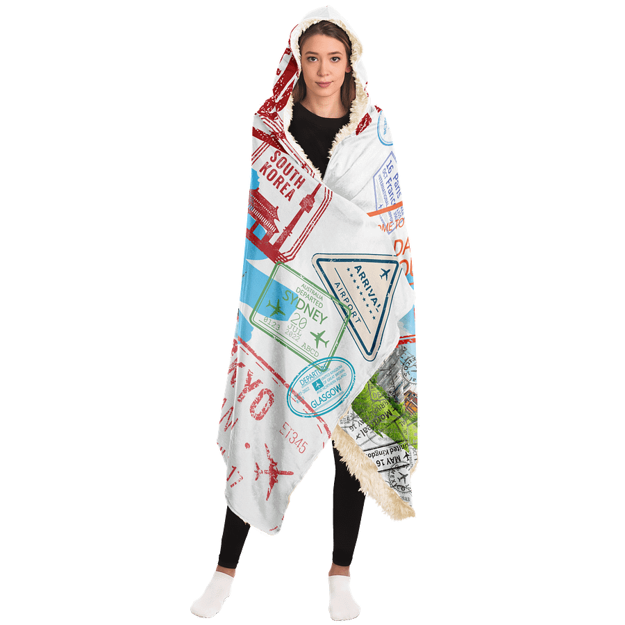 Travel-the-World Hooded Blanket product image (3)