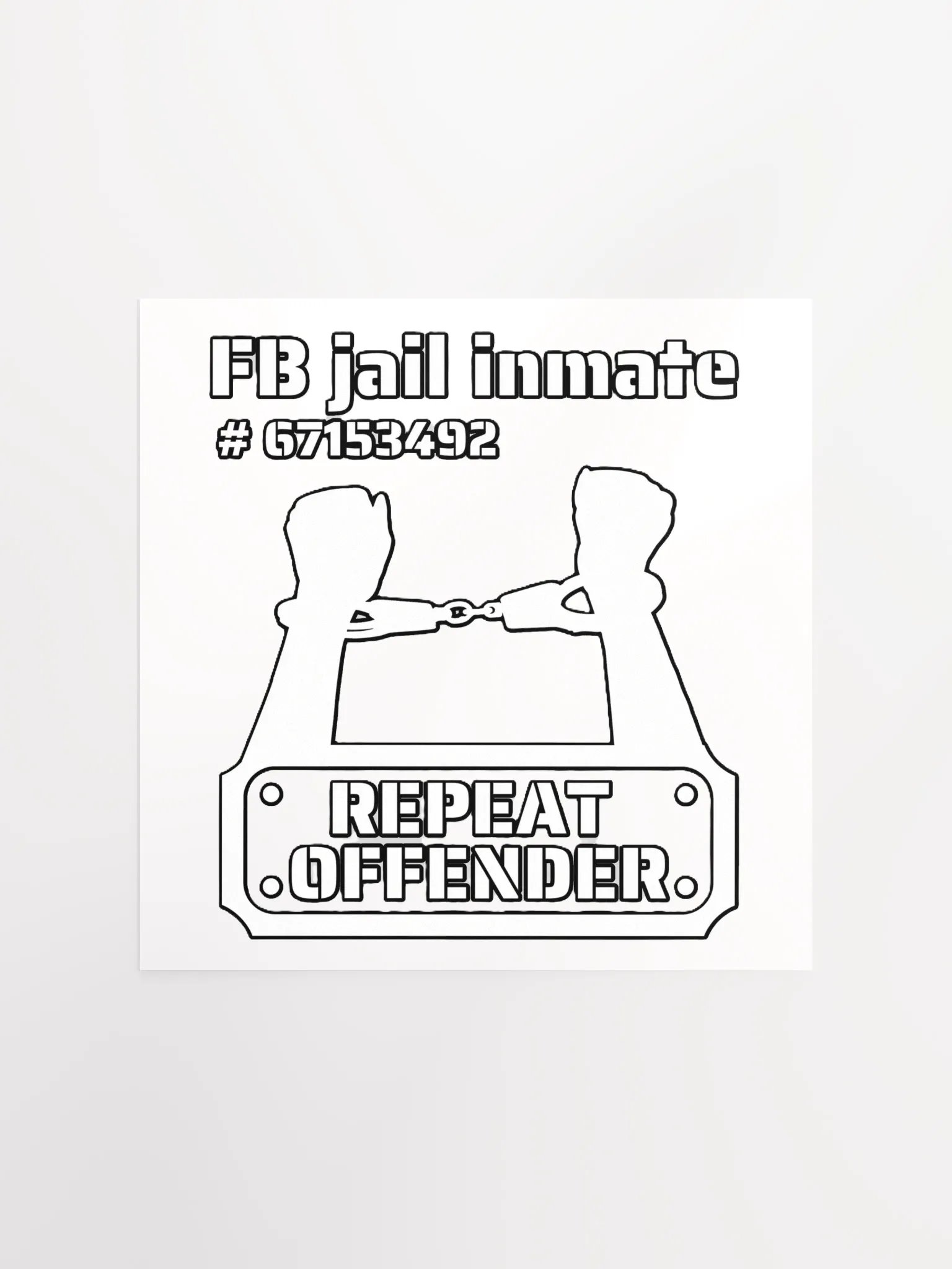 FB JAIL INMATE REPEAT OFFENDER product image (4)