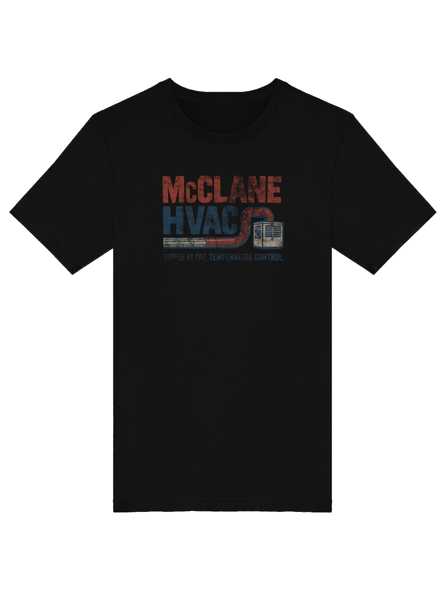 McClane HVAC T-Shirt – Funny Die Hard Parody Work Shirt product image (5)