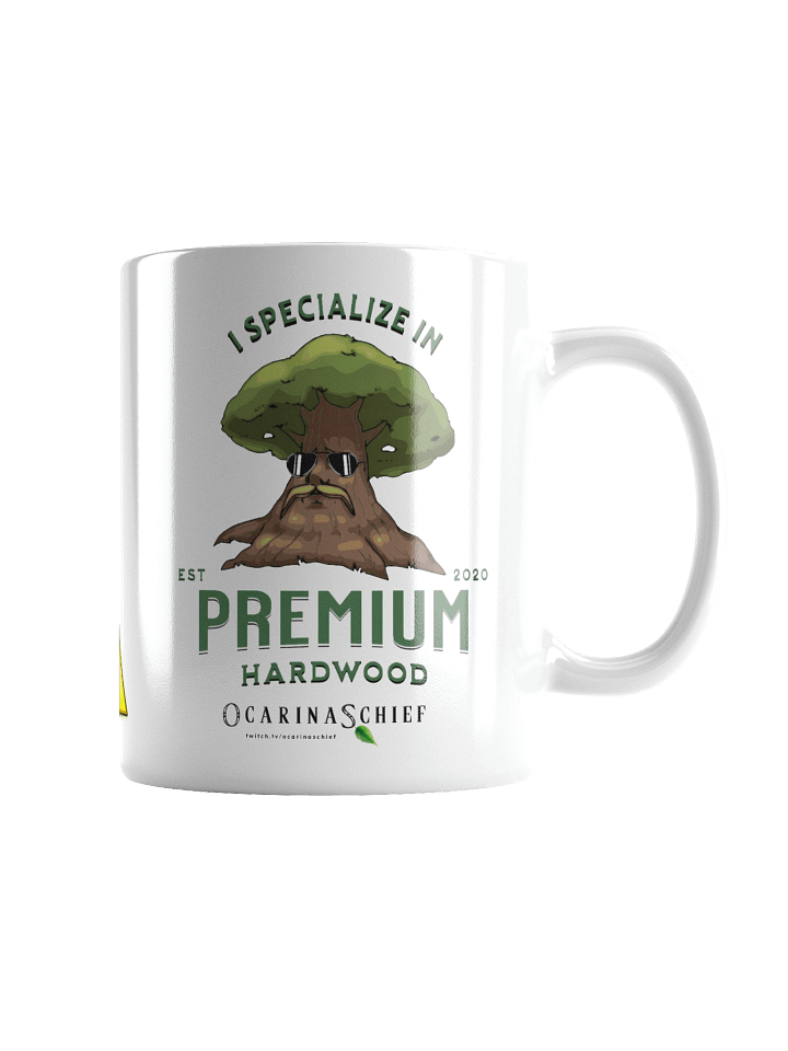 Premium Hardwood White Glossy Mug product image (2)