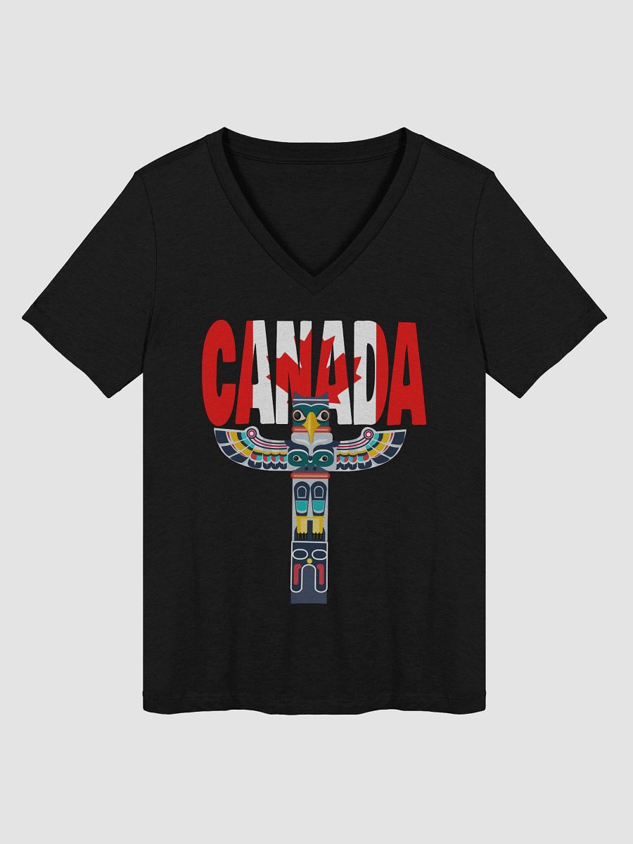 Canadian Totem V-Neck Tee product image (1)