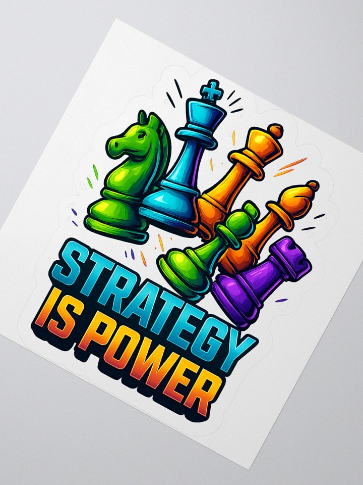 Strategy Is Power Stickers product image (6)