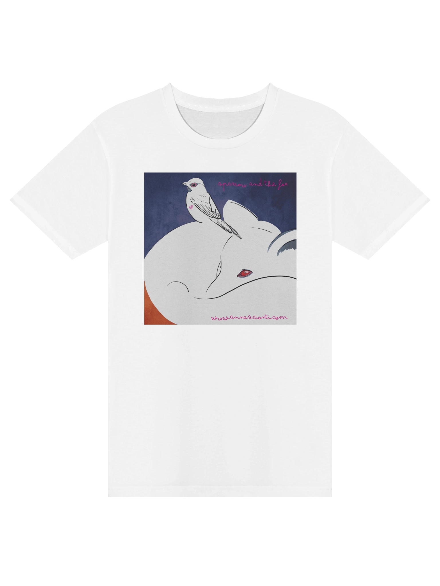 Sparrow And The Fox - White Tee product image (3)