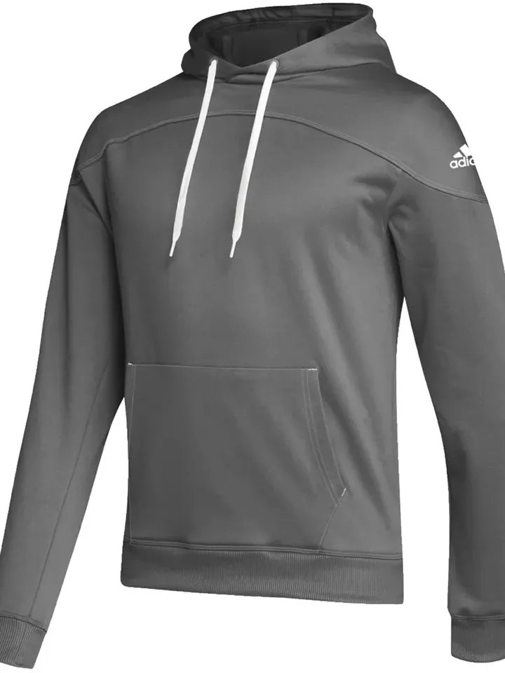 Adidas Men's Stadium Aeroready Fleece Embroidered Logo Pullover Hoodie - Gray product image (1)
