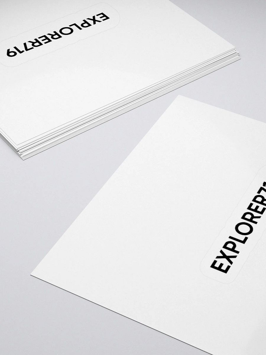 Explorer719 Logo Sticker product image (4)