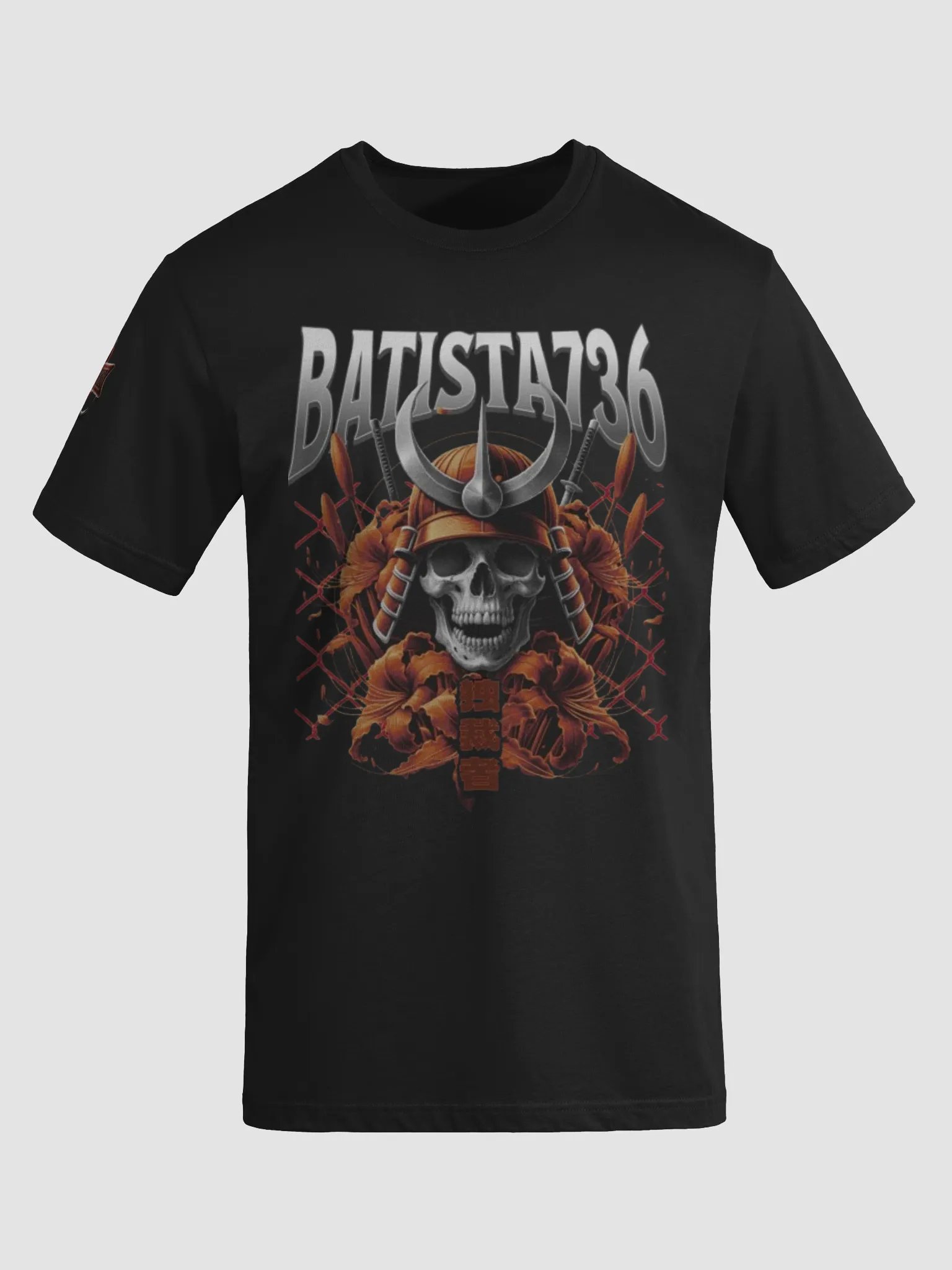Samurai Skull Graphic Tee product image (6)