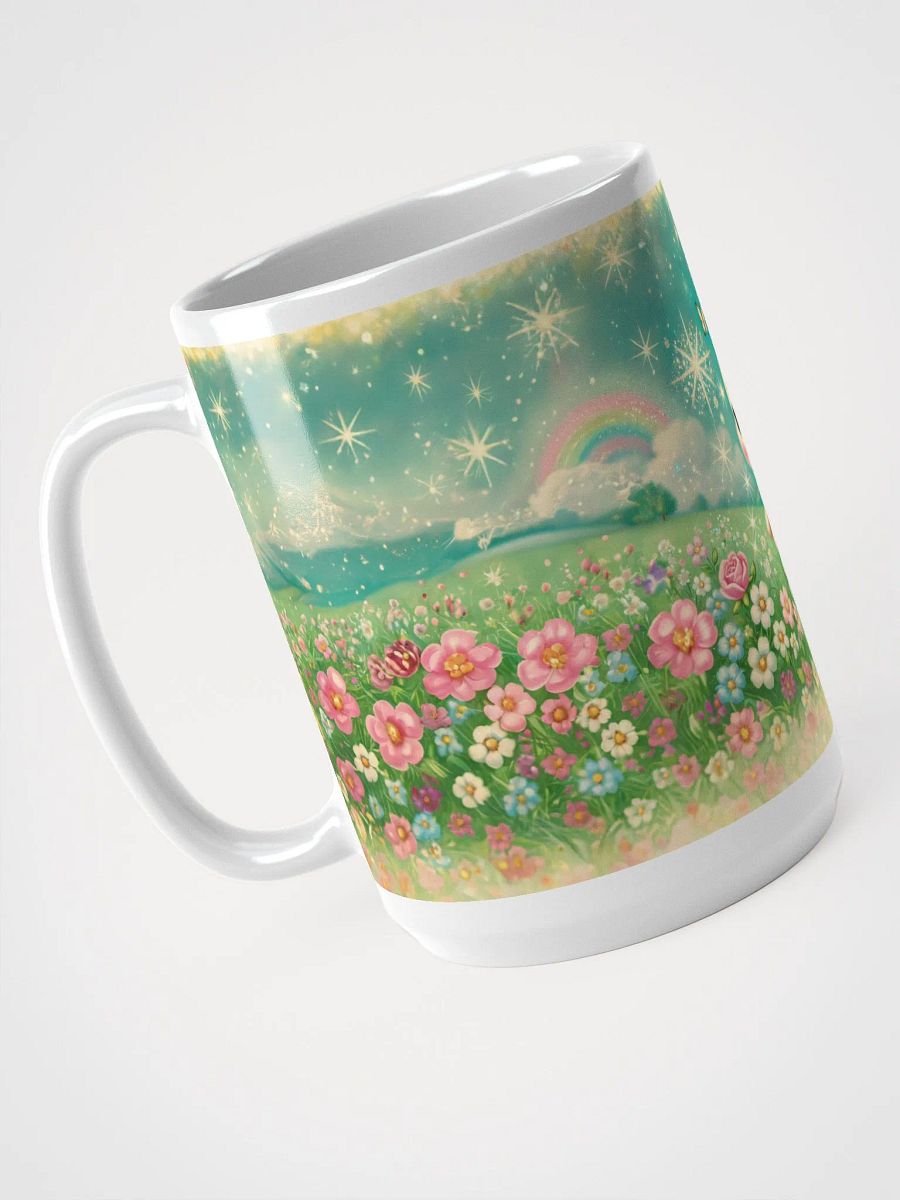 Rainbow Bunny Glossy White Mug product image (4)