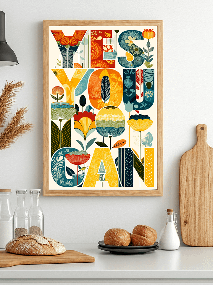 Positive Petals Downloadable Poster product image (1)