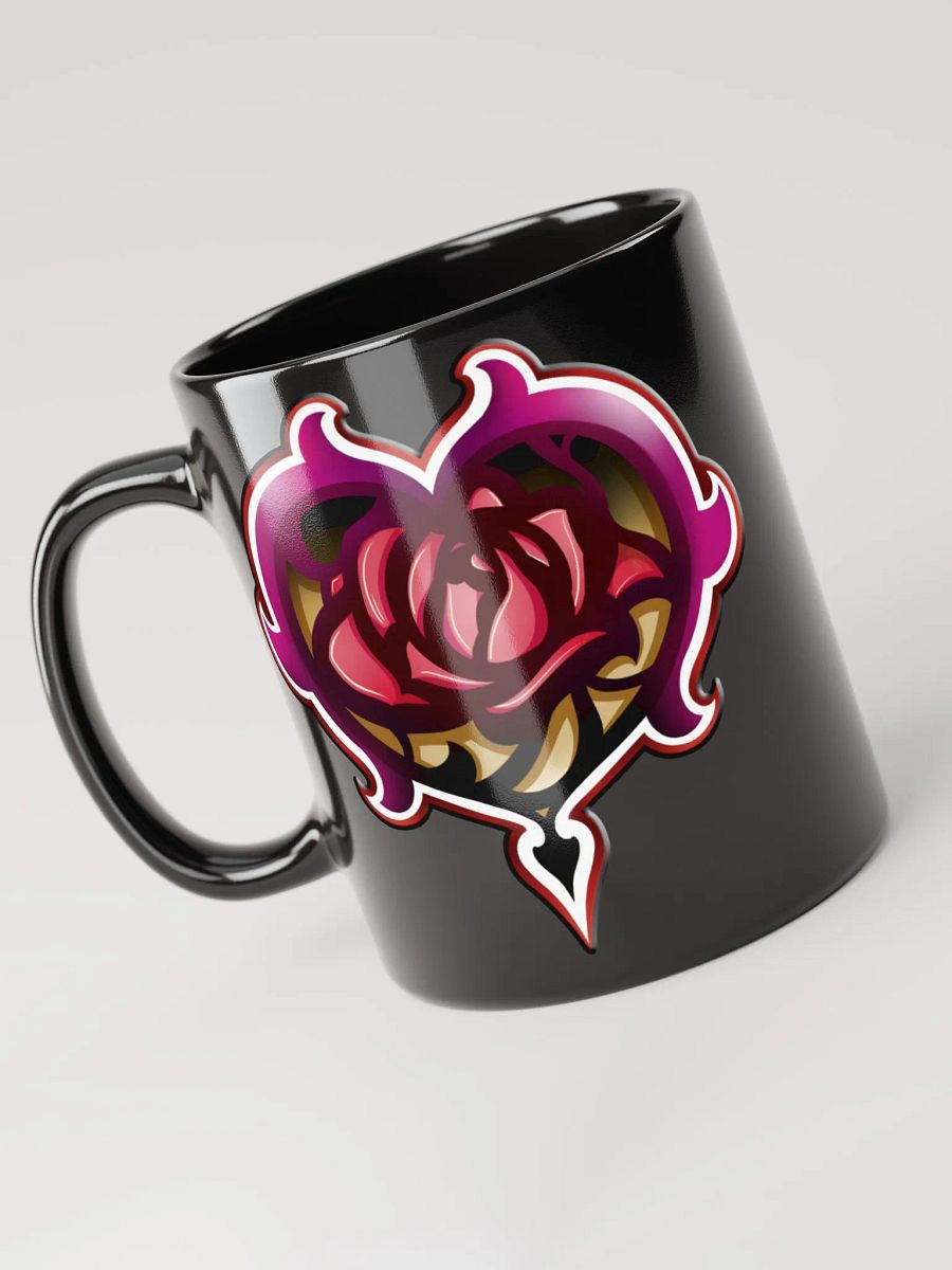 Zagarose 11 oz Black Glossy Mug product image (4)