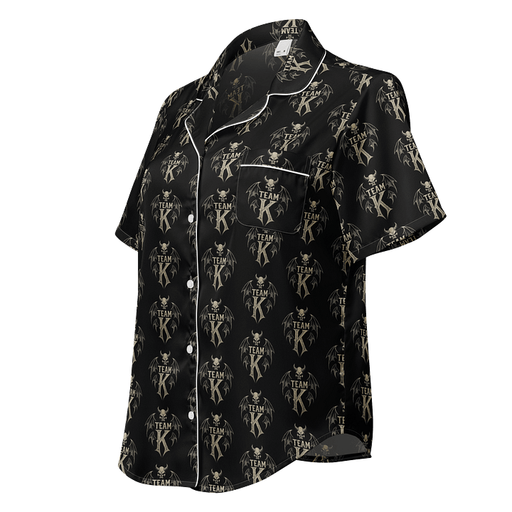 Team K V-3 Women's Short Sleeve Pajama Top product image (1)