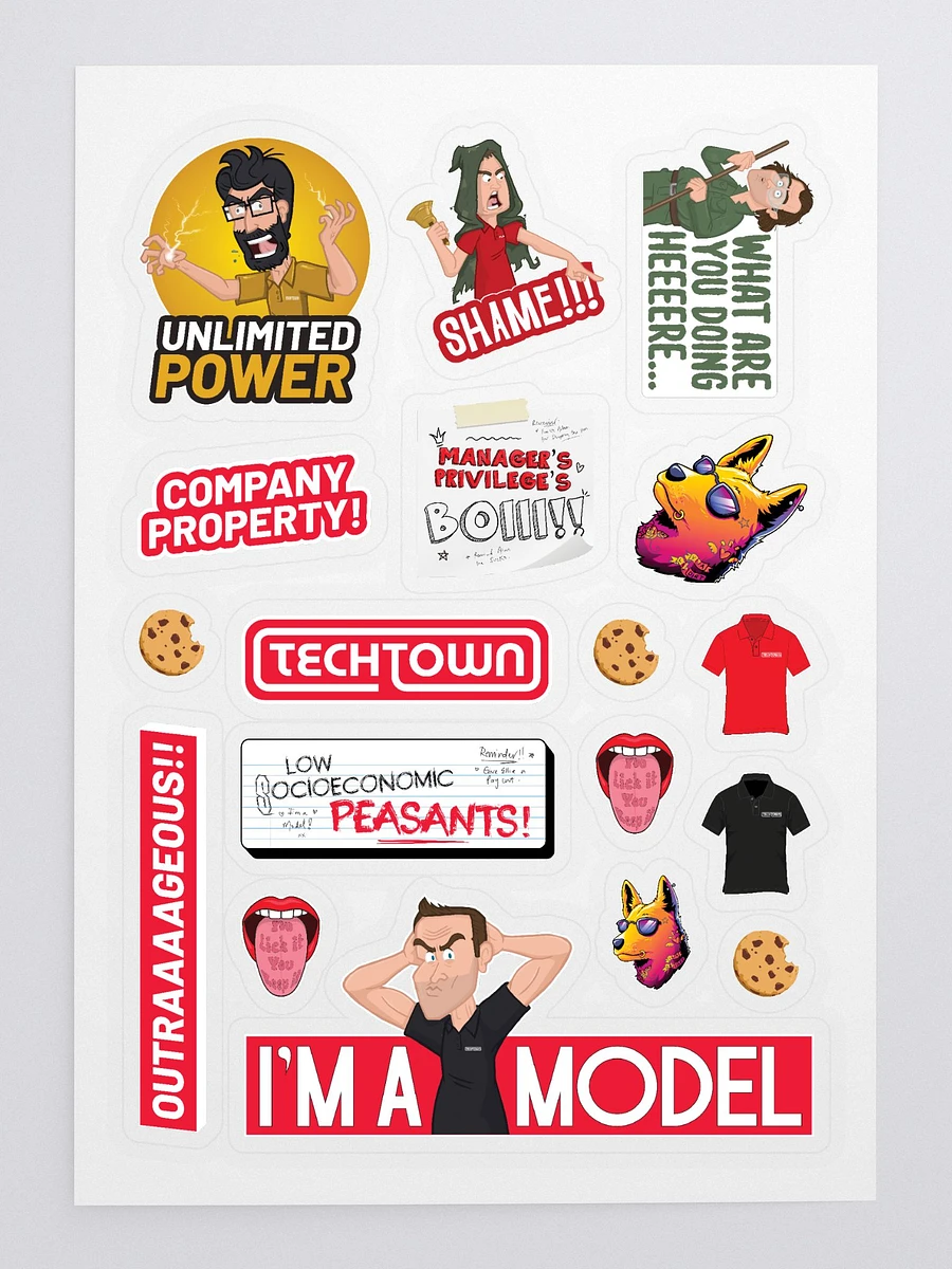 TechTown Sticker Sheet product image (5)