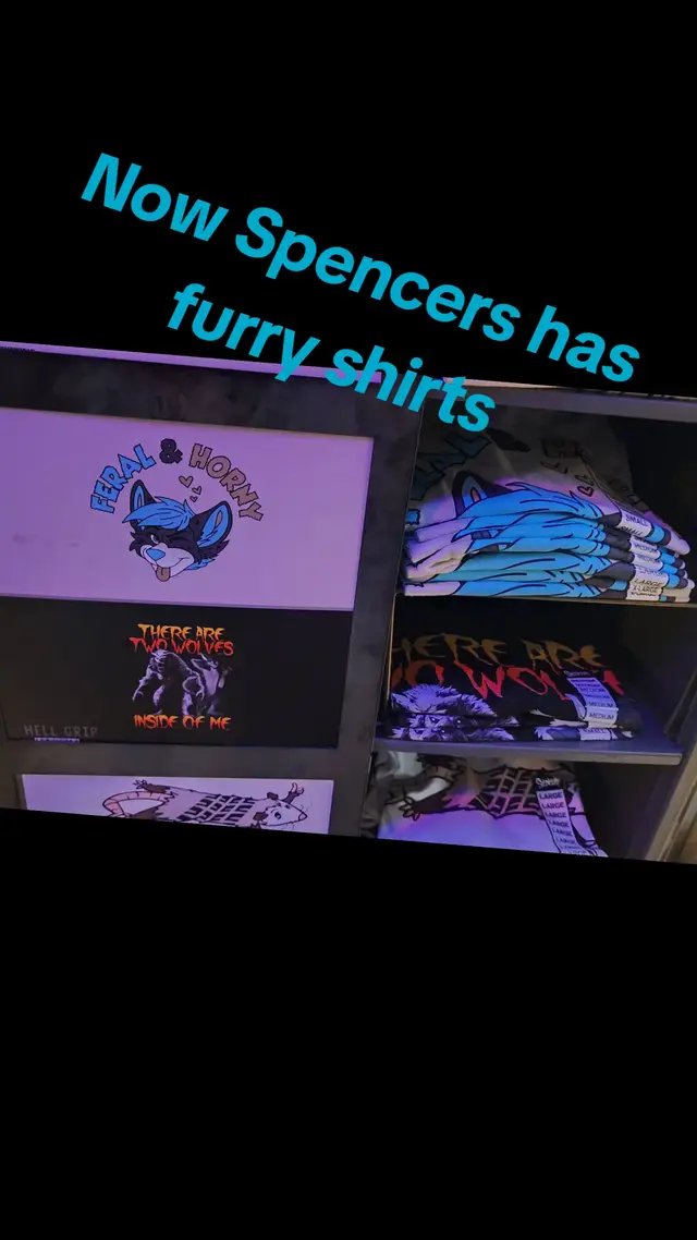 These exist now.... I am neither confirming or denying that I own these.... #spencers #furry #fpy #feral #werewolf 