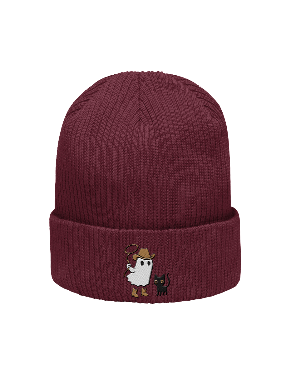 Spectral Ghost Cowboy Embroidered Beanie product image (19)