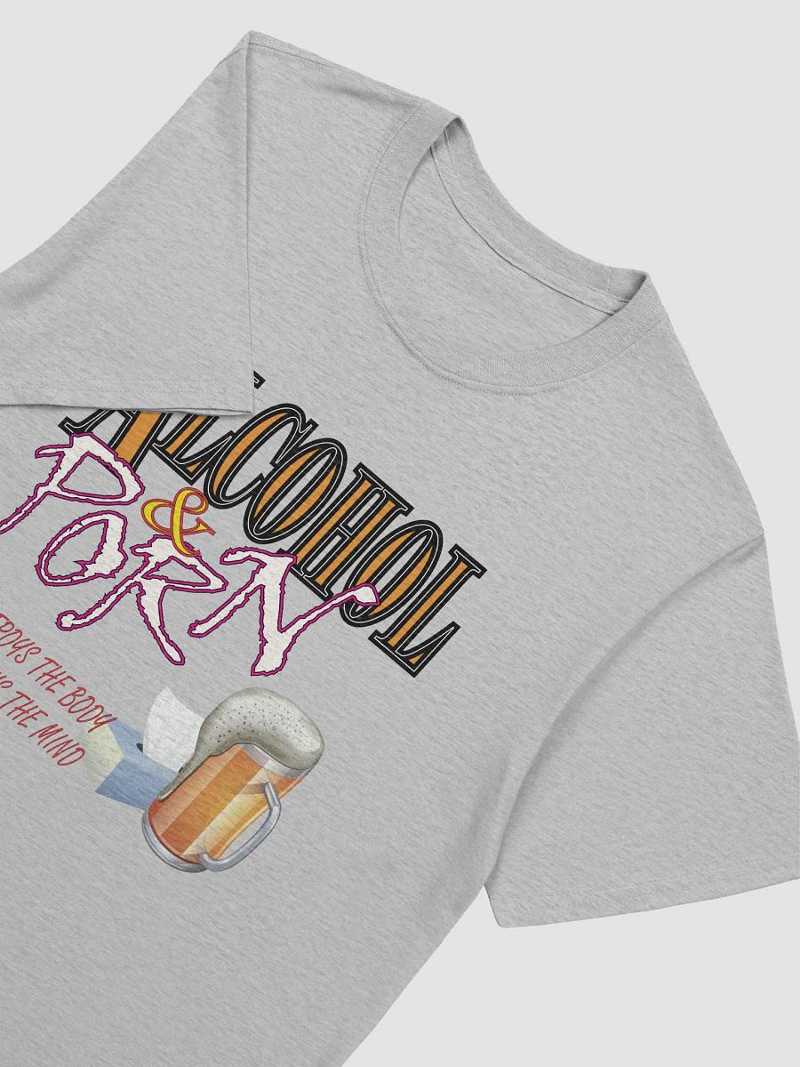Alcohol & Porn - Gildan Unisex Softstyle T-Shirt product image (1)
