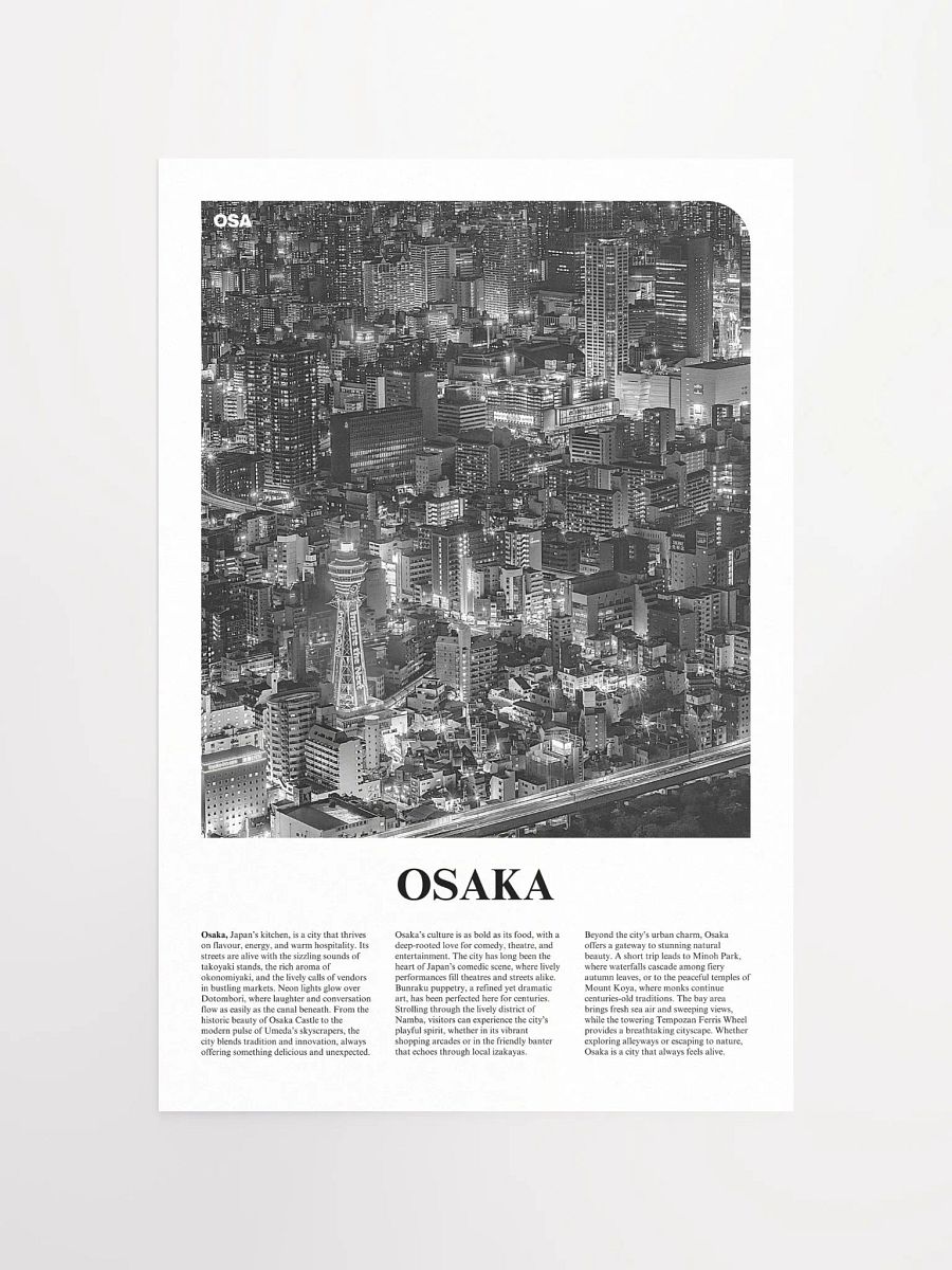 Osaka 02 Newspaper Poster product image (5)