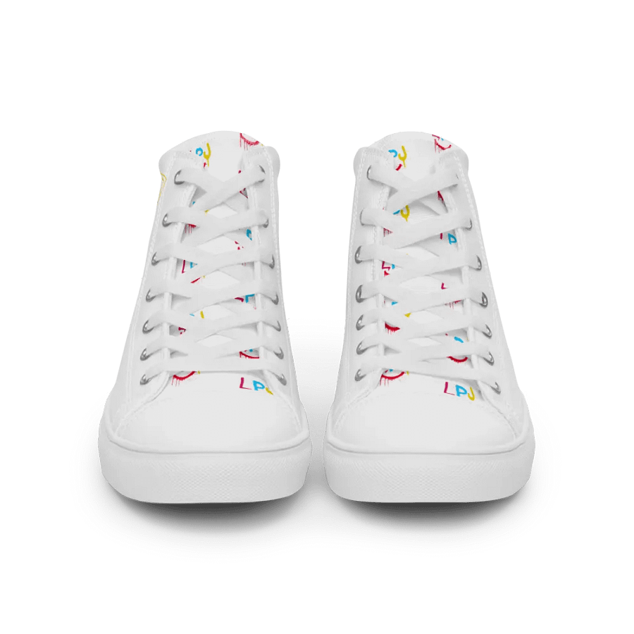 LPJ White Canvas Hi-Top Shoes product image (5)