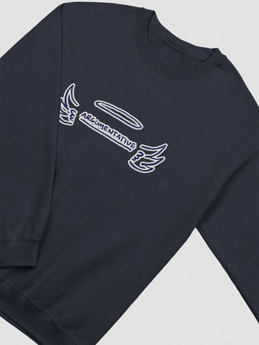 ANGELIC (lg. navy bubble design) embroidered crewneck product image (21)