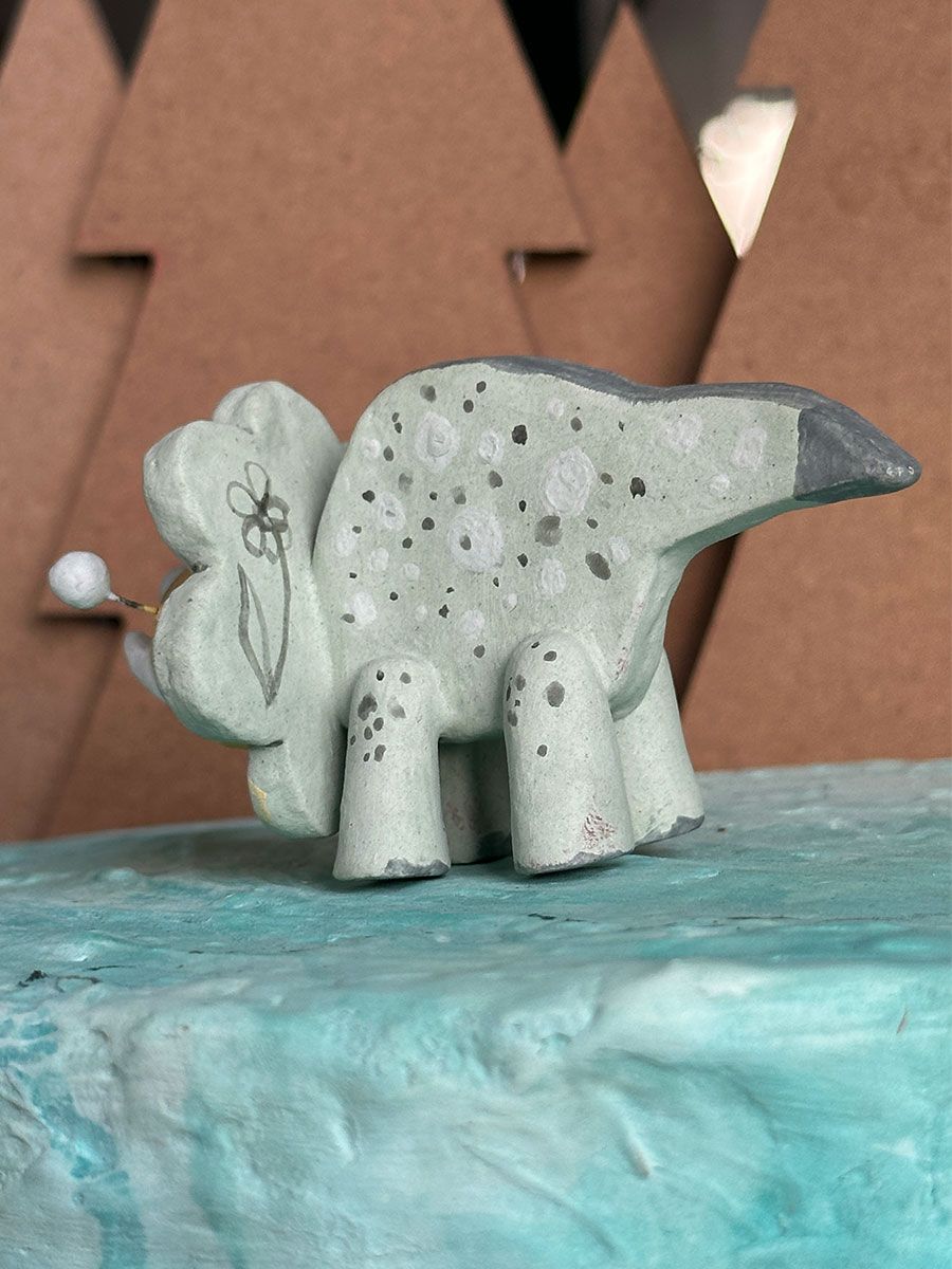 Spring Burst Ceratopsid Ceramic Spill product image (4)
