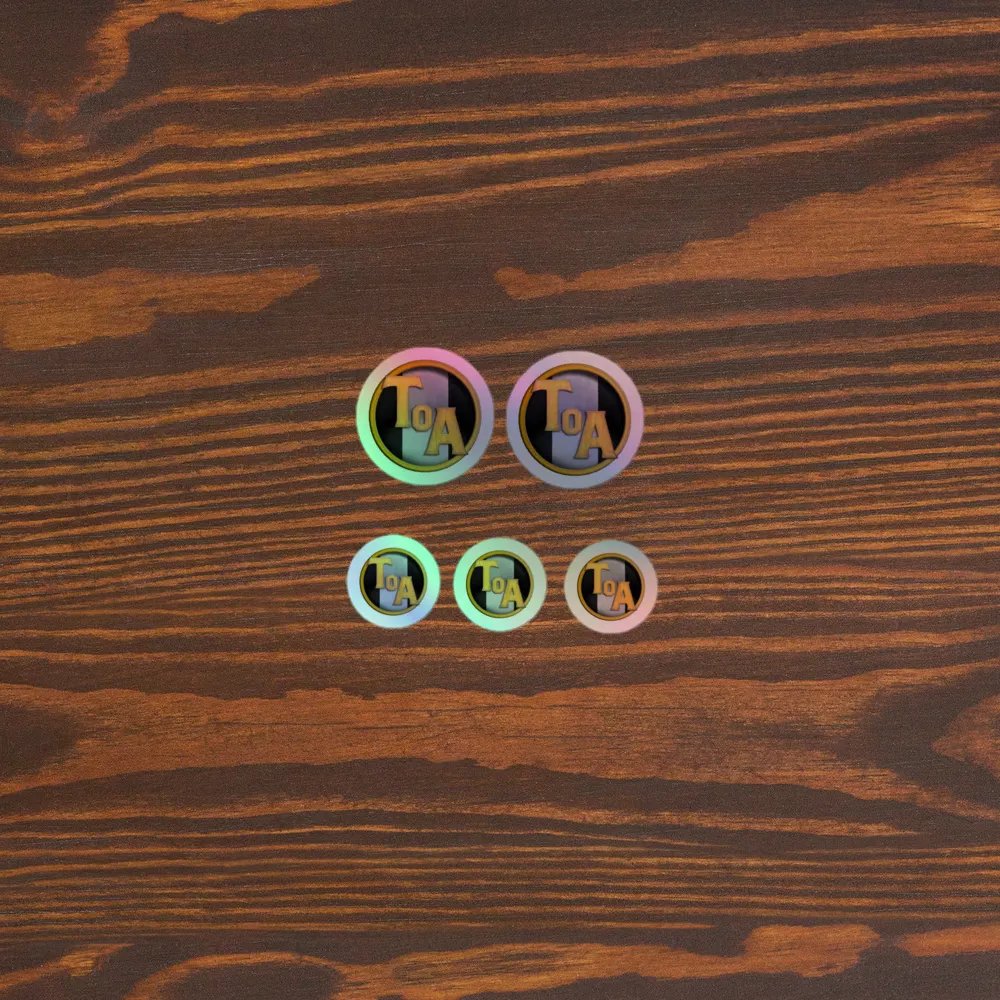 Tournament of Ages - Small Logo - Holo Sticker Sheet product image (3)