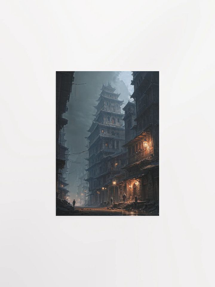Whispers of the Forgotten Pagoda Matte Poster product image (1)
