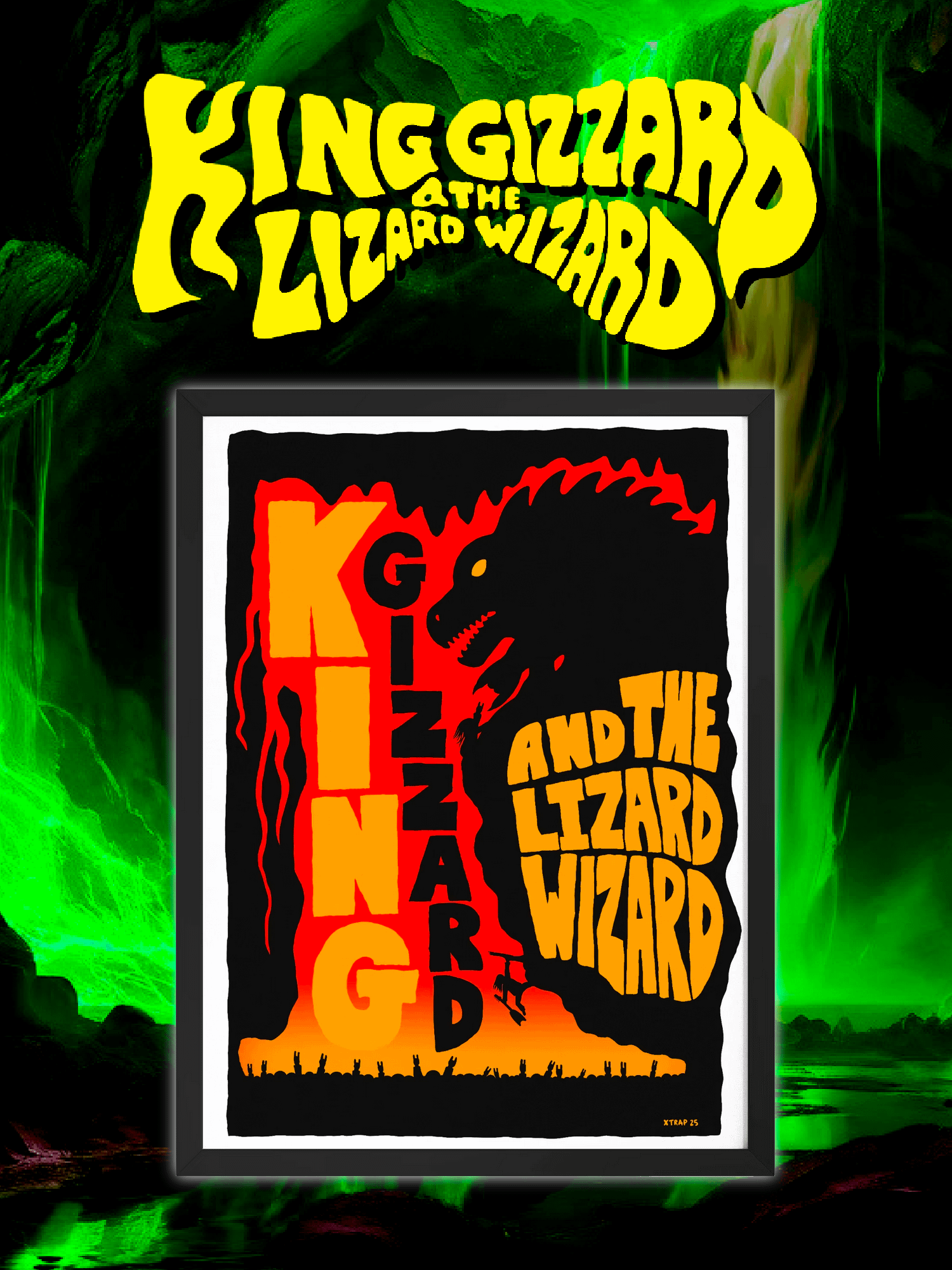 KING GIZZARD AND THE LIZARD WIZARD FRAMED POSTER product image (2)