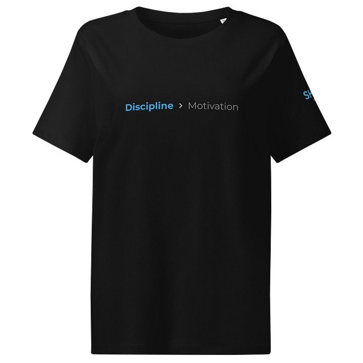Discipline > Motivation: Women's Organic Ribbed Neck T-Shirt product image (1)