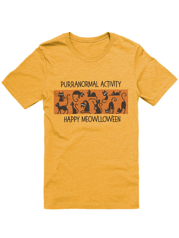 Woman's Purranormal Activity Halloween Whimsical Cat Silhouettes T-Shirt product image (1)