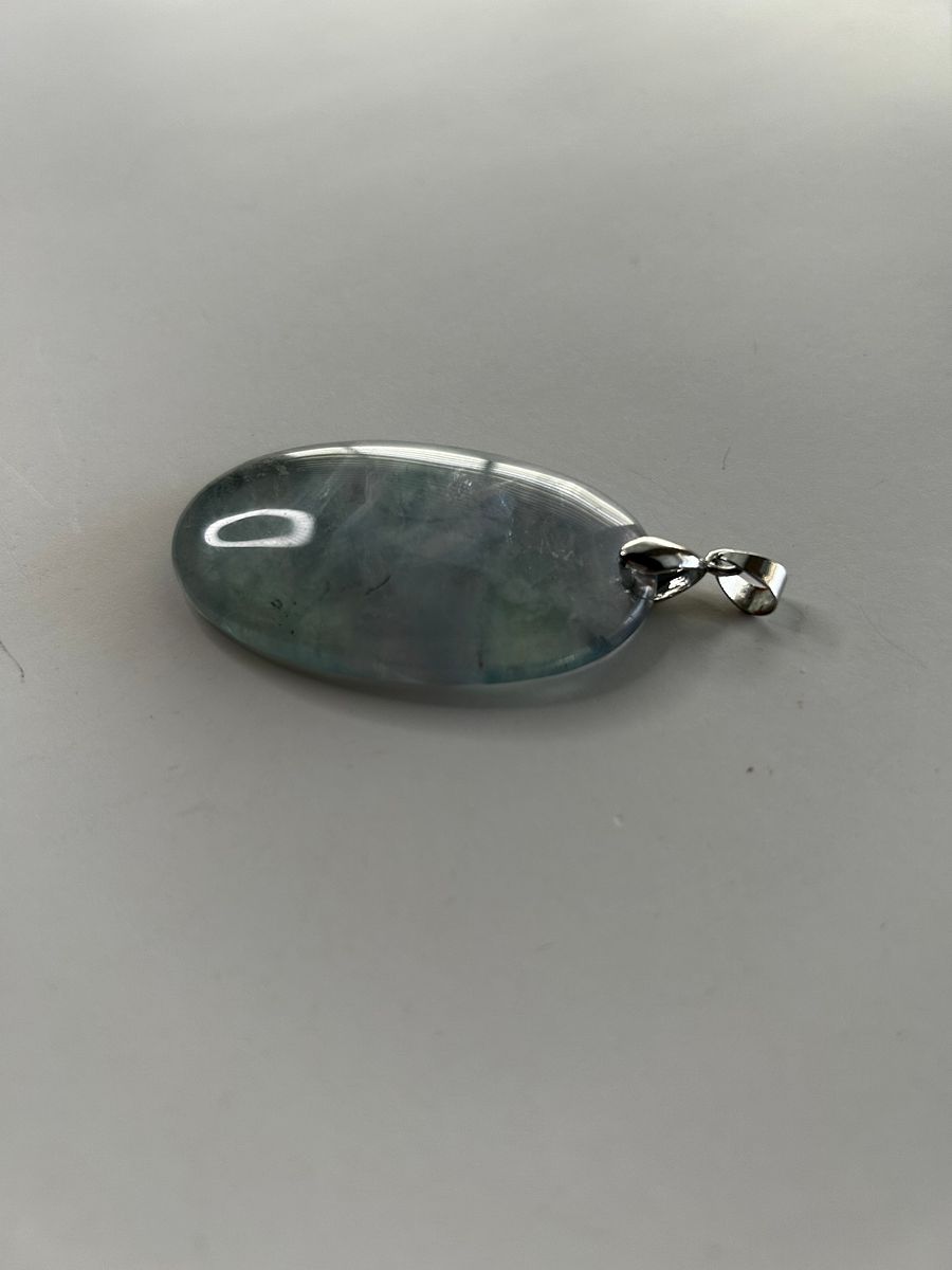 Fluorite Crystal Oval Pendant product image (5)