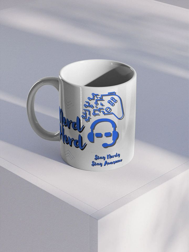 Nerd Herd Glossy Mug (Clear) product image (1)