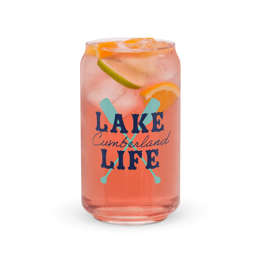 Cumberland Lake Life Can-Shaped Glass product image (37)