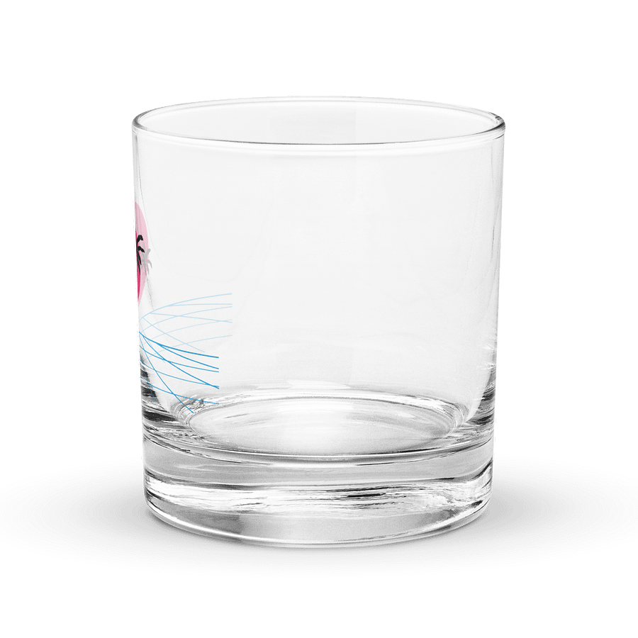 Retro Sunset Palm Trees Rocks Glass product image (2)