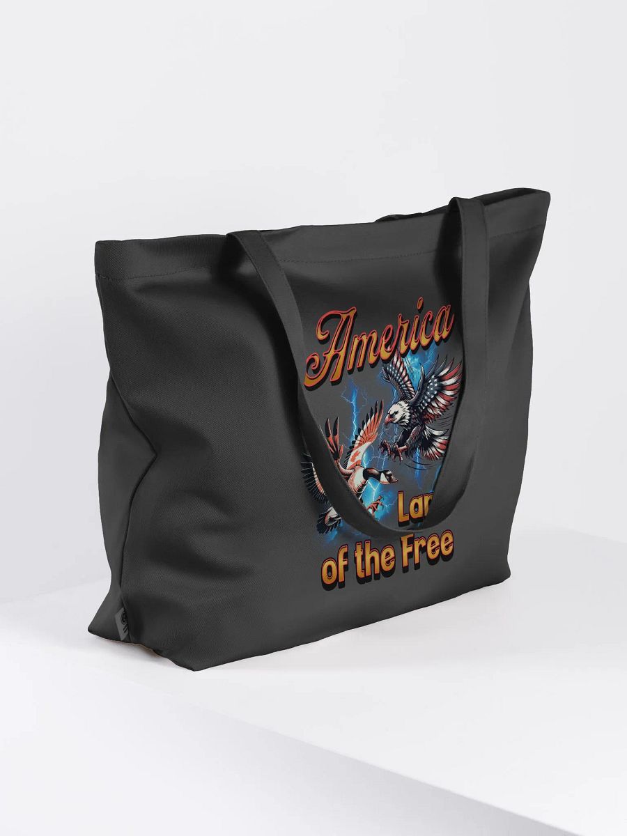 America Land Of The Free Patriotic Freedom Birds Tote Bag product image (1)