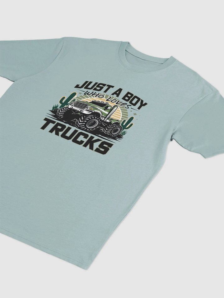 Just A Boy Who Loves Trucks Premium Tee product image (9)