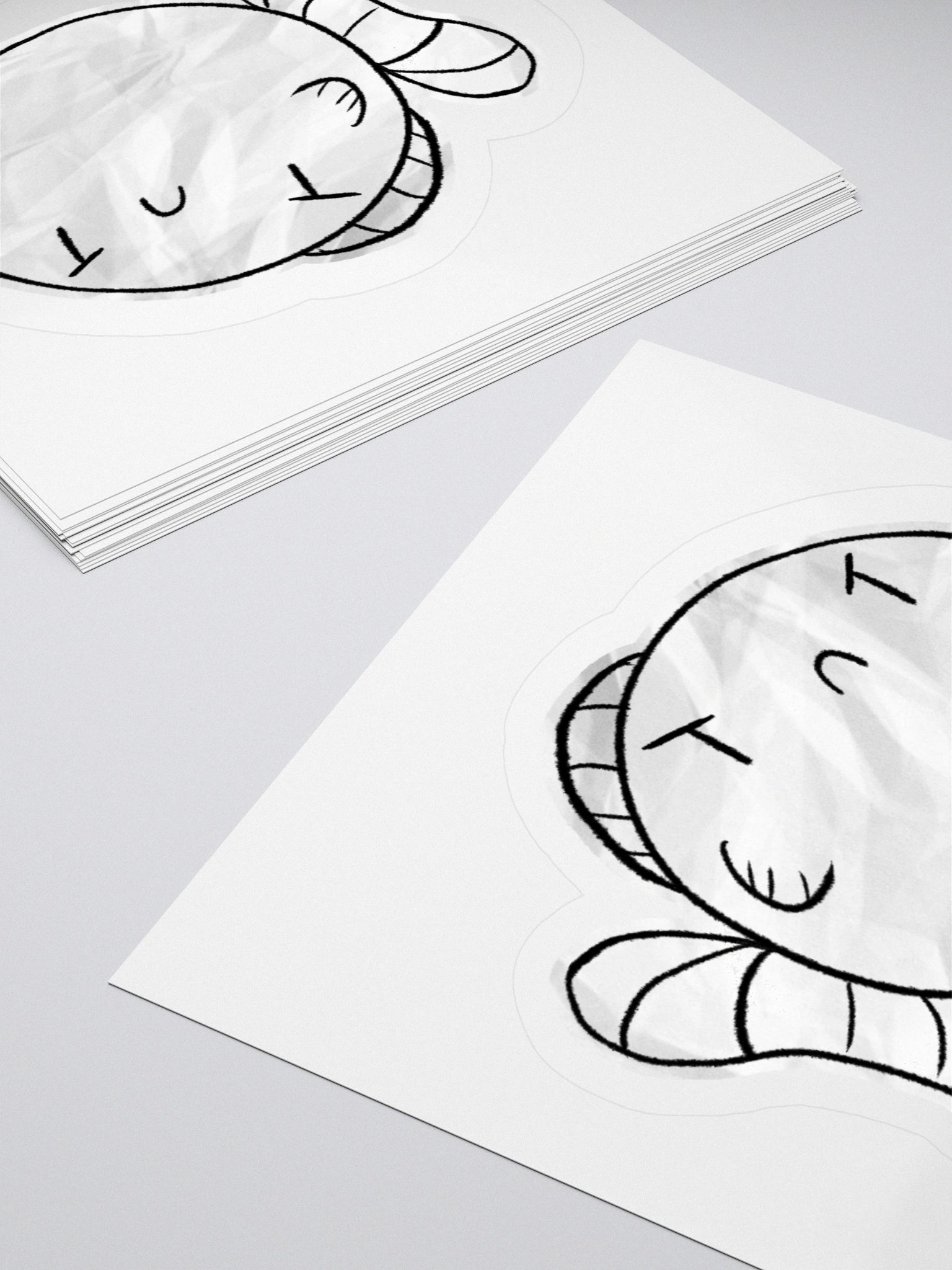 Angry Dockie Kiss Cut Stickers product image (12)