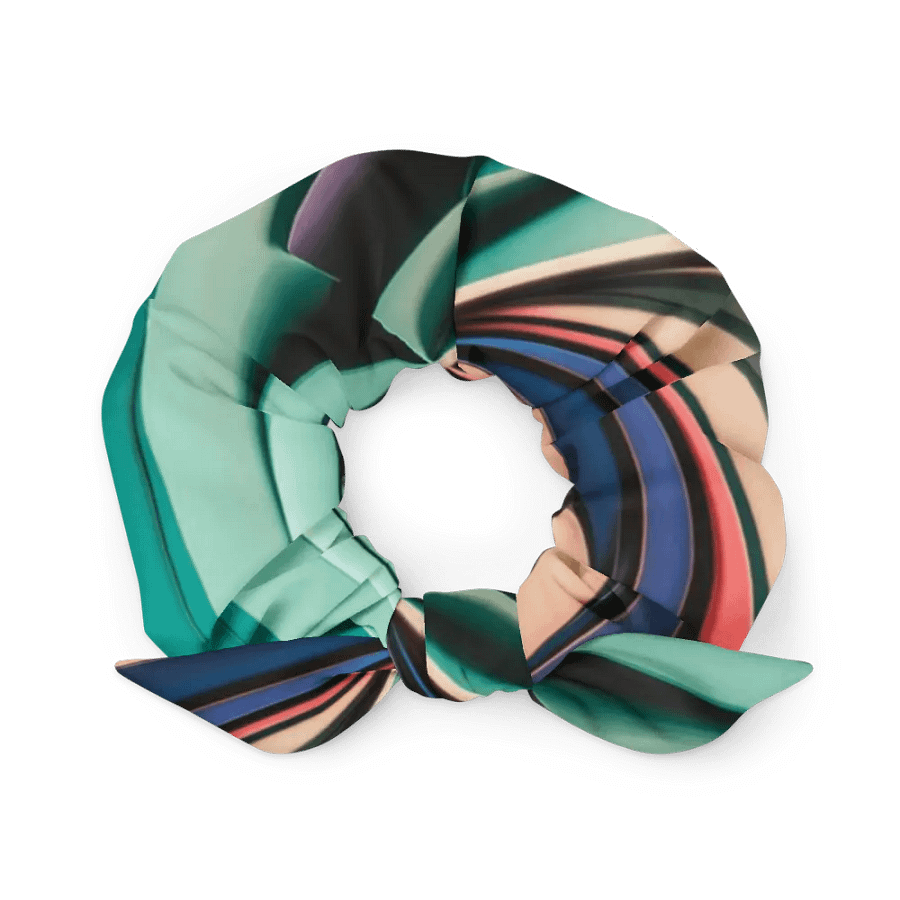 Exclusive All-Over Print Scrunchie with Abstract Design product image (4)