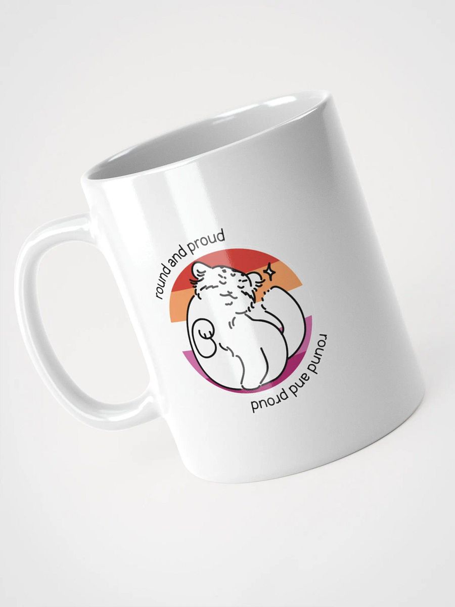 Round and Proud Manul Lesbian Version - White Mug product image (7)