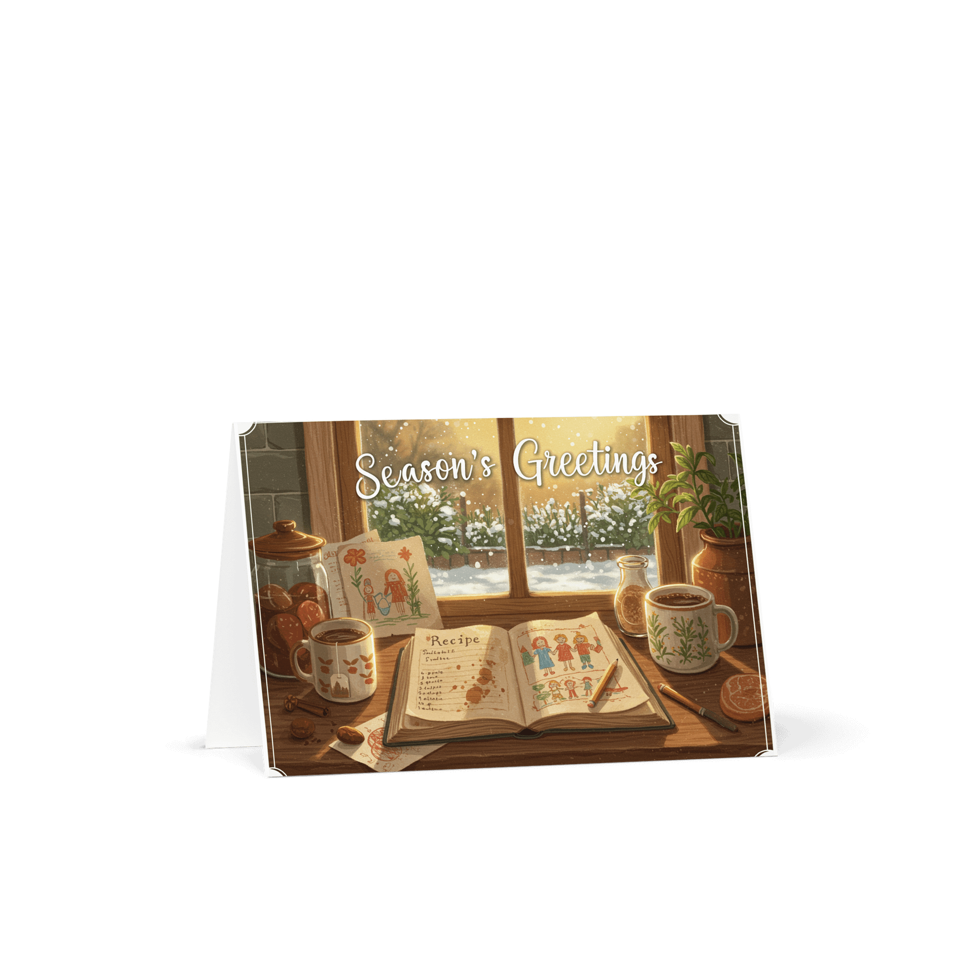 Christmas card - General tone - Blank inside product image (1)