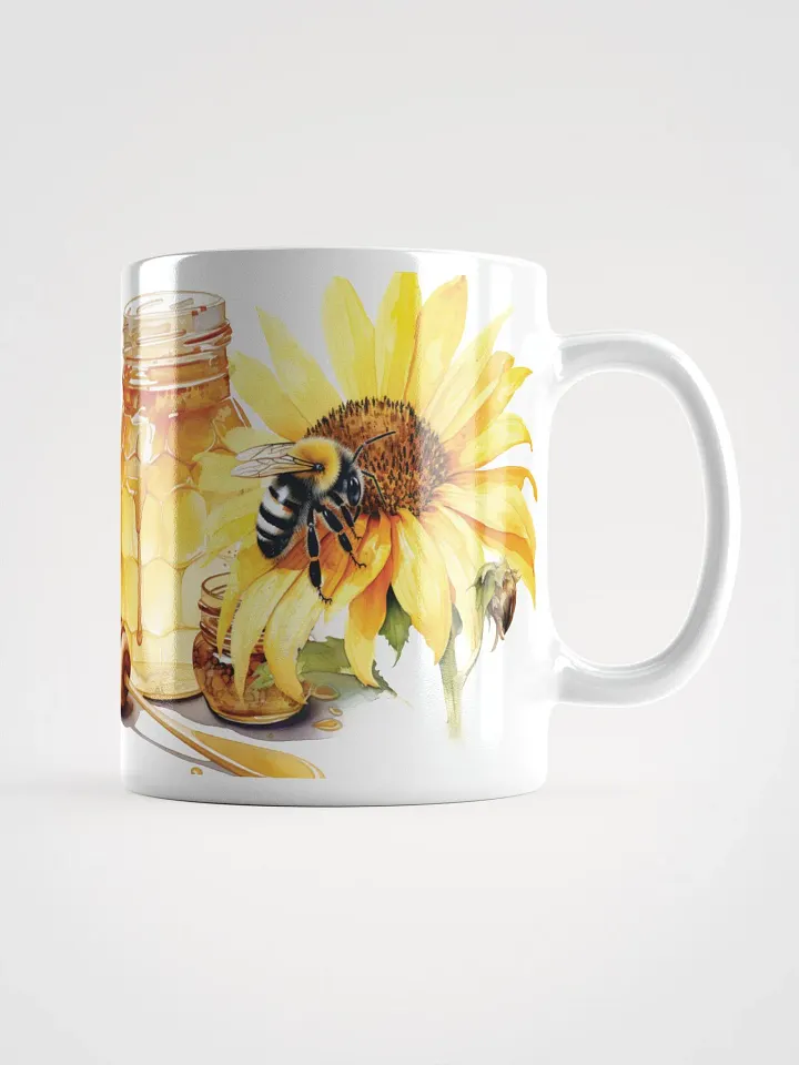Honey Bliss White Glossy Mug product image (1)