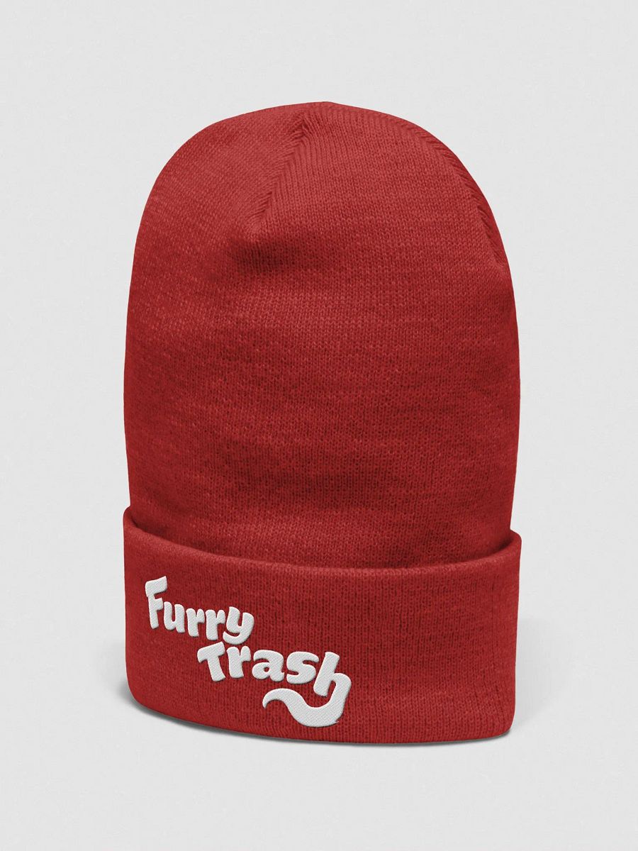 Furry Trash Embroidered Beanie product image (4)