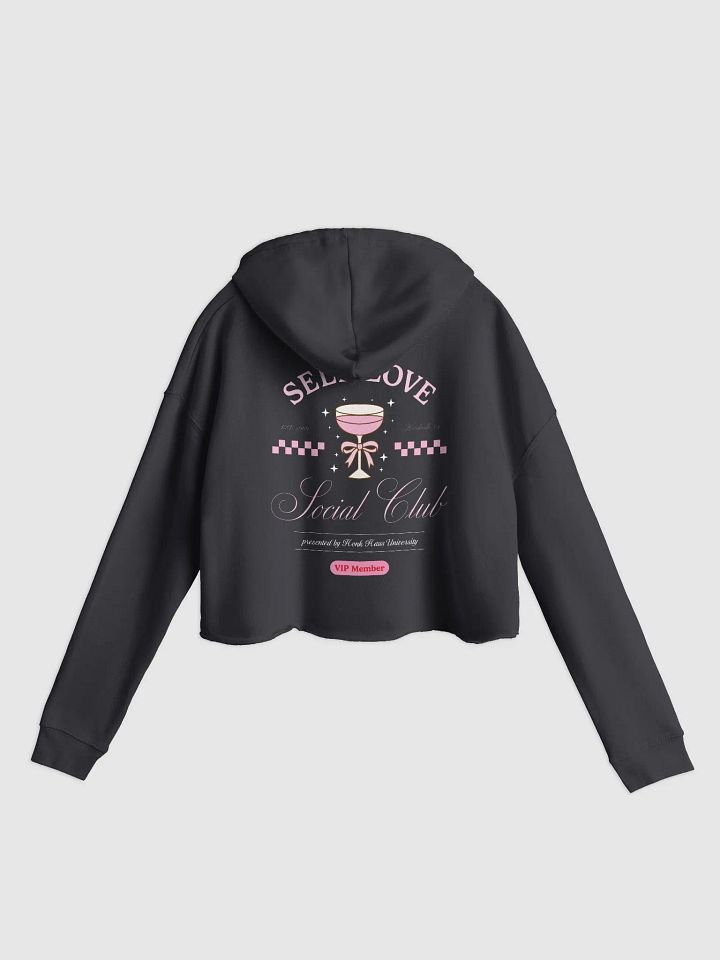 self love club printed cropped hoodie product image (3)