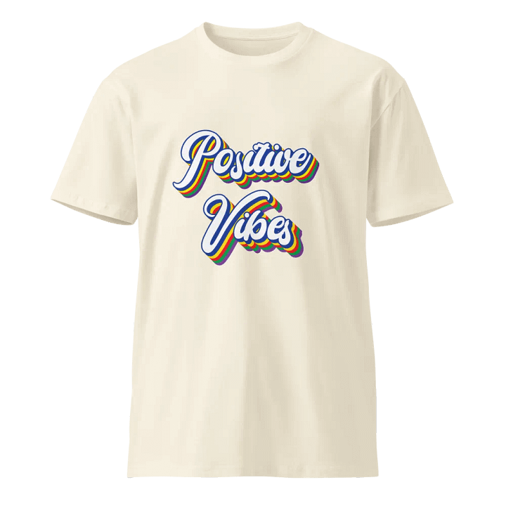 Positive Vibes Typography T-shirt product image (1)