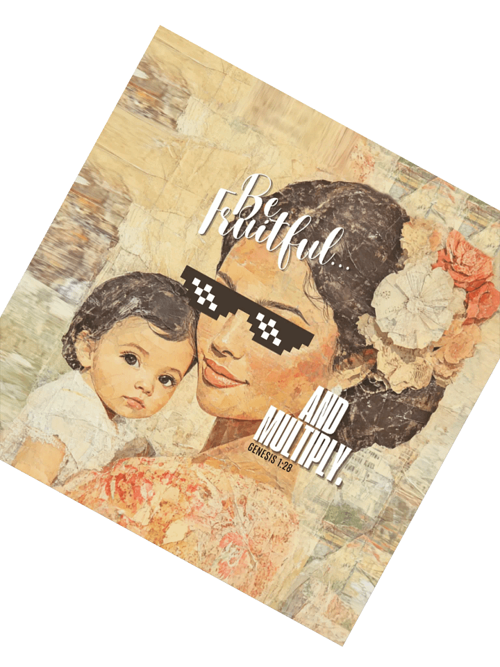 Be Fruitful: Square Sticker (Hispanic) product image (2)
