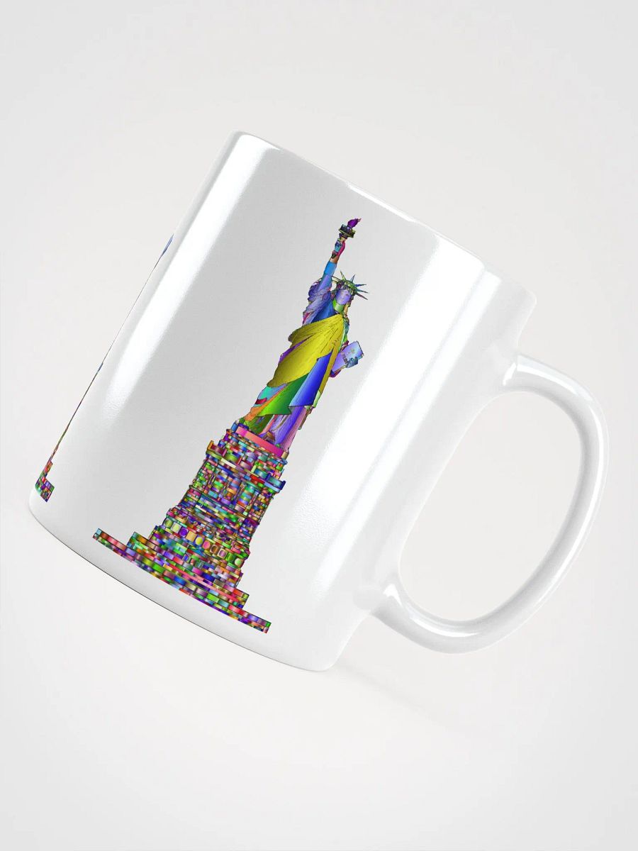 Statue of Liberty -White Glossy Coffee mug product image (8)