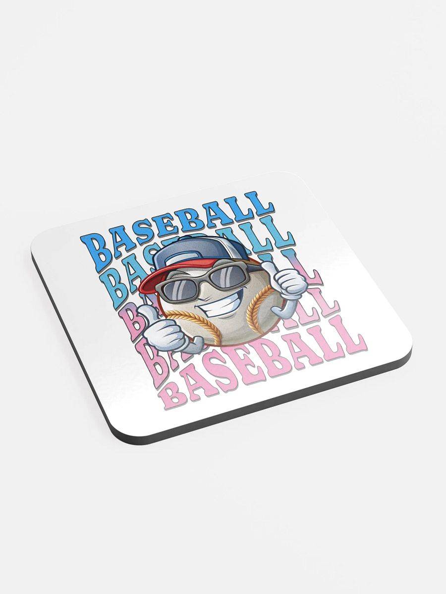 Baseball Thumbs Up Cool Dude Cork Coaster product image (3)