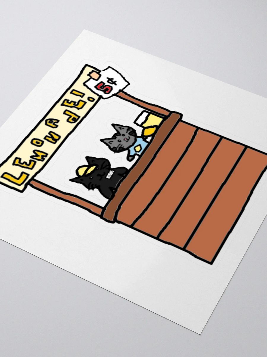 Maxwell and Boo's Lemonade Stand // Kiss Cut Sticker product image (3)